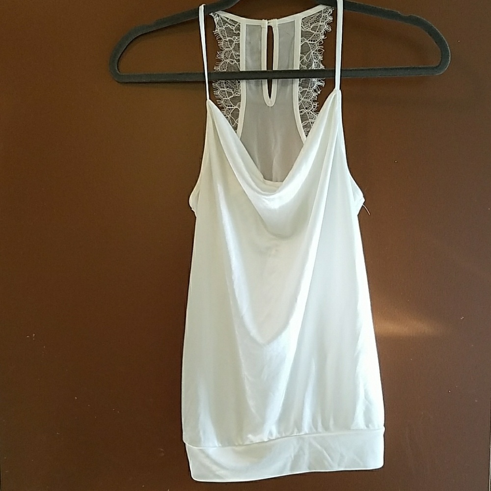 New silk express tank lace